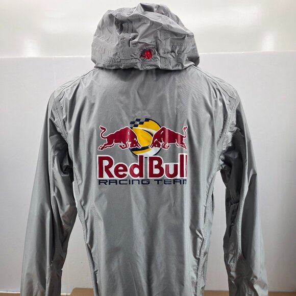 Puma Red Bull Racing Team Rain Silver Vintage Jacket Men’s Sz Medium - Picture 2 of 15